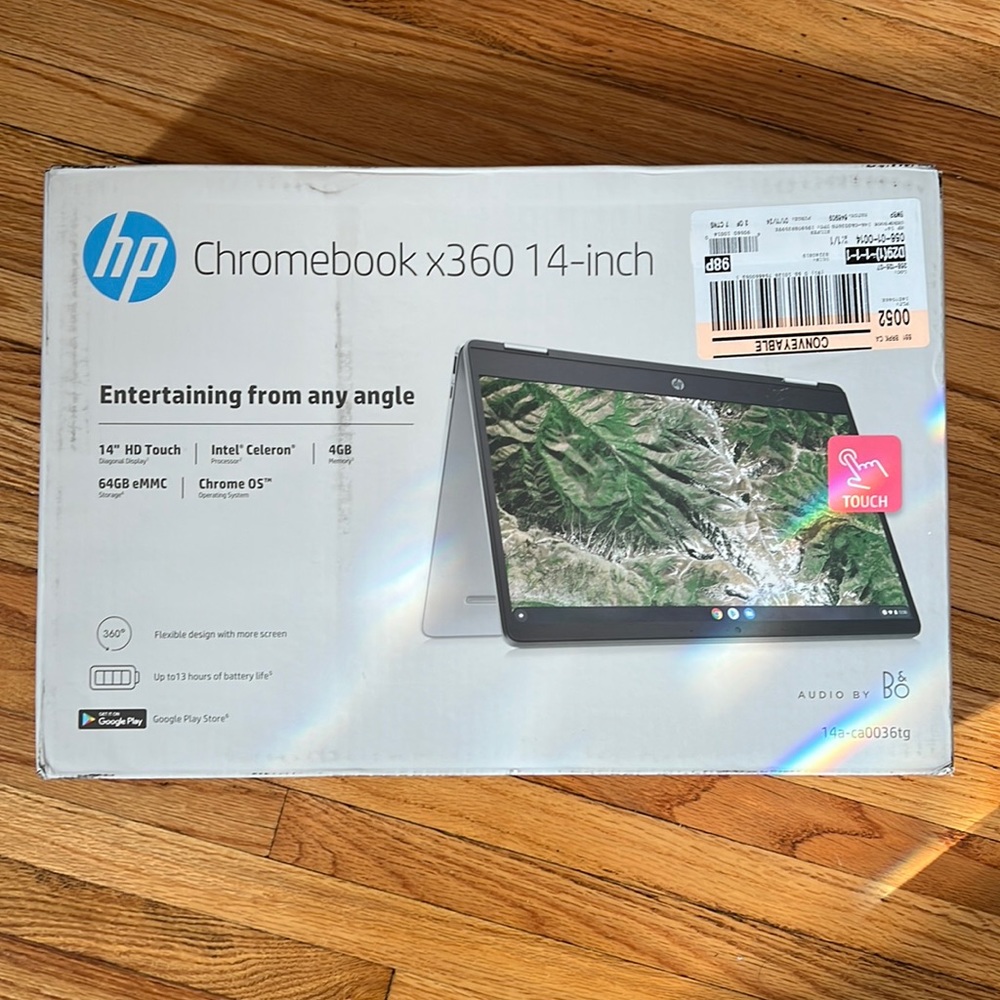 HP chromebook x360 14-inch